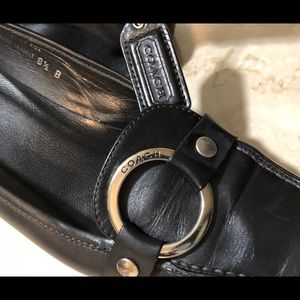 Coach Black Kitten Heels & Coach Bag sz 8.5 M